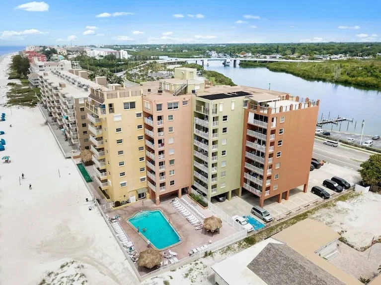 Holiday Villas III beachfront vacation rental Indian Shores Florida